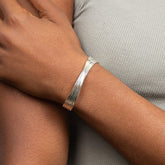 Twisted Ridge Cuff Bangle